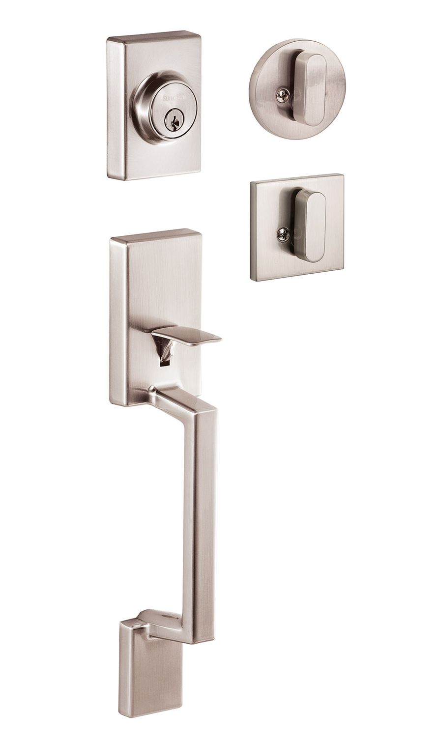 Stockholm Handleset, Available Finishes: Satin Nickel