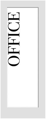 1 Lite Office Sign 1 Lite Office Sign