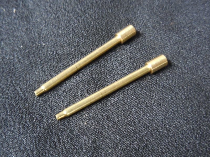 Quadrajet Idle pickup tubes, pair, .035&quot;, performance