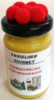 Hanselihof Black Forest BBQ Kirschwassersenf 120g, Vatertag