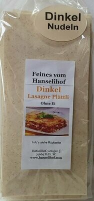 Hanselihof Gourmet Dinkel Lasagne ohne Ei