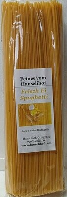 Hanselihof Gourmet Frischei Spaghetti, die mit Biss