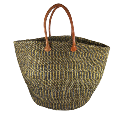  Grey & Yellow Variegated Basket