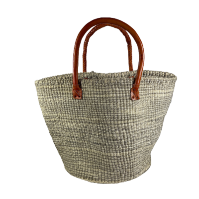 White With Grey Basket