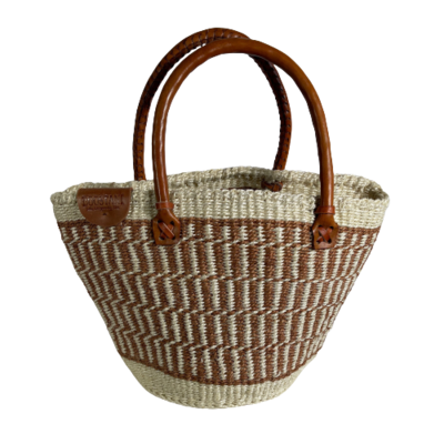 Coral Tote Basket