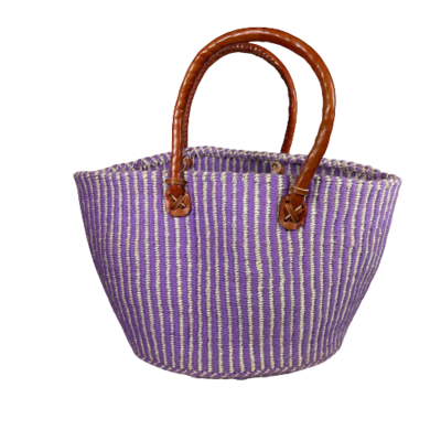 Lavender Yarn Tote Basket