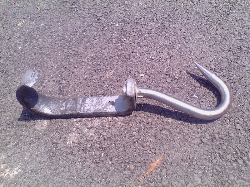 Carlige pt carne de inox tip Euro ,Hooks for meat transport, Fleisch rohrbahnen