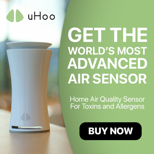 Uhoo Binnenlucht sensor met 9 sensoren