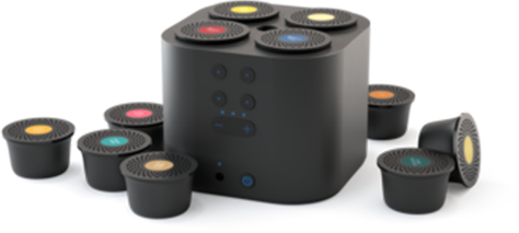Smart Aroma Diffuser Zwart incl. capsule set Smart Aroma Diffuser Zwart incl. capsule set