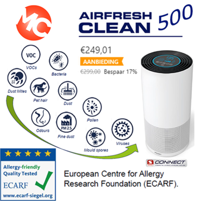 Soehnle luchtreiniger airfresh clean connect 500