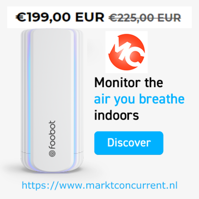Foobot luchtkwaliteit monitor Foobot luchtkwaliteit monitor