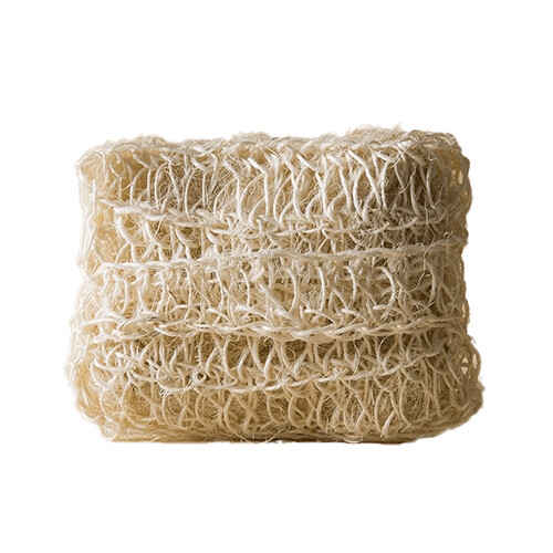 Scrub handschoen van Sisal en Katoen