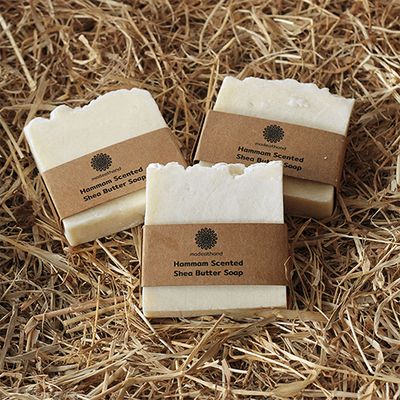 Cellulose Scrub Washand met Sheaboter Zeep