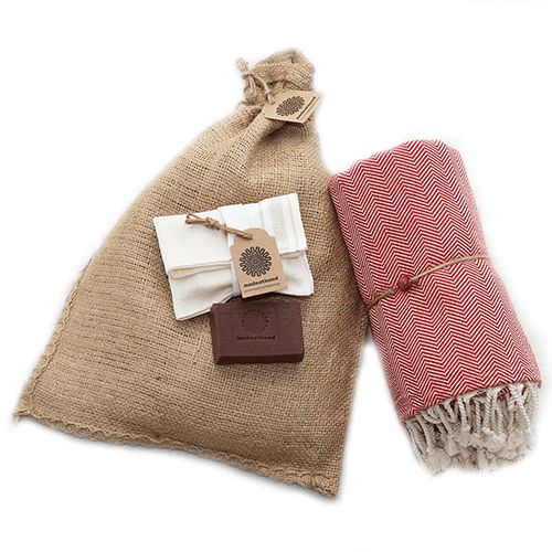 Visgraat Rood Wellness Luxe Cadeaupakket