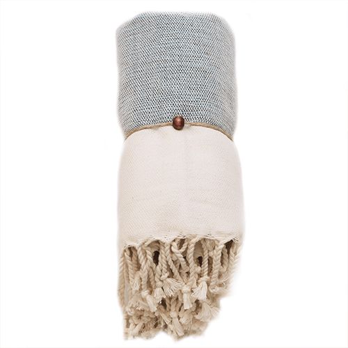 Hammam Luxe Turkse handdoek Sky