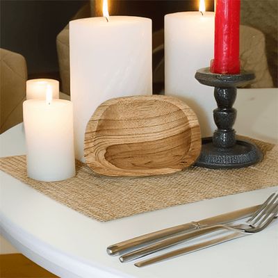 Schaaltje Hout Naturel XS