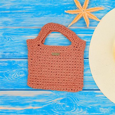 Sunset Essence Oranje Zomer handgemaakte handtas