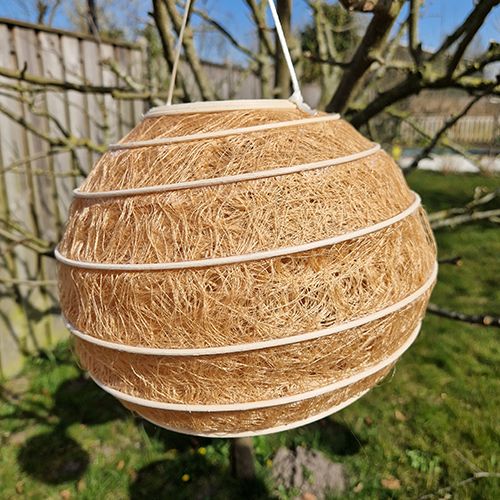 Lampion Peach in twee maten