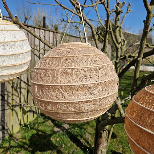 Lampion Caramel in twee maten