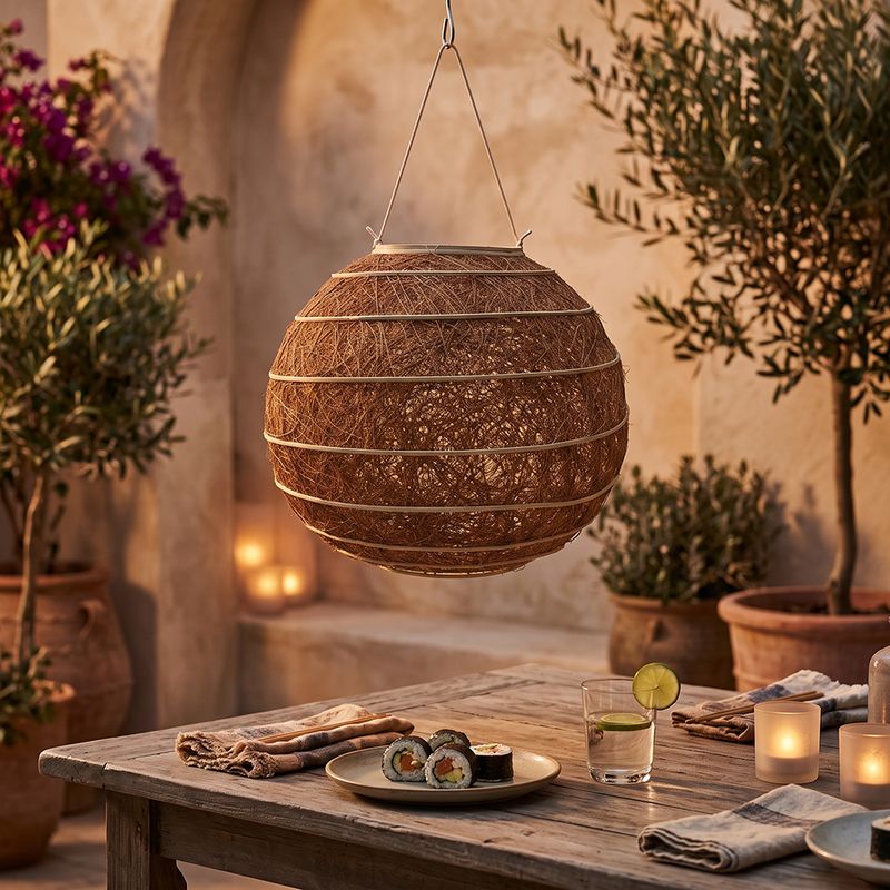 handgeweven hanglamp