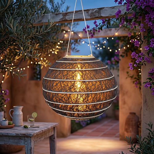 Katoenen lampion voor zwoele zomeravonden of gewoon een gezellig feest