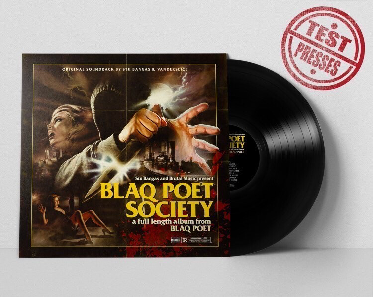 “Blaq Poet Society” Vinyl SUPER LIMITED TEST PRESS (10 IN TOTAL MADE)