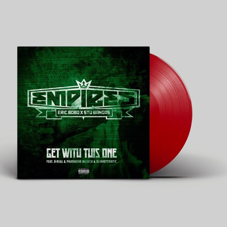 Eric Bobo And Stu Bangas “Get with This” B/W Chemtrails - VINYL PRE - ORDER (BLOOD RED VERSION 150 TOTAL!)