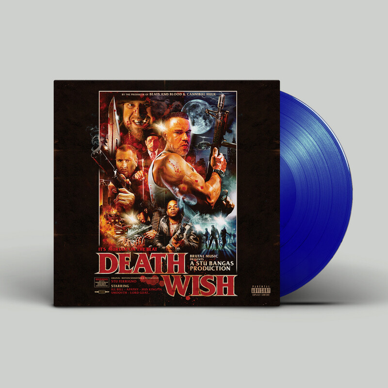 “Deathwish” OG Vinyl Cover - BLUE VINYL (ONLY 40 IN TOTAL MADE) 