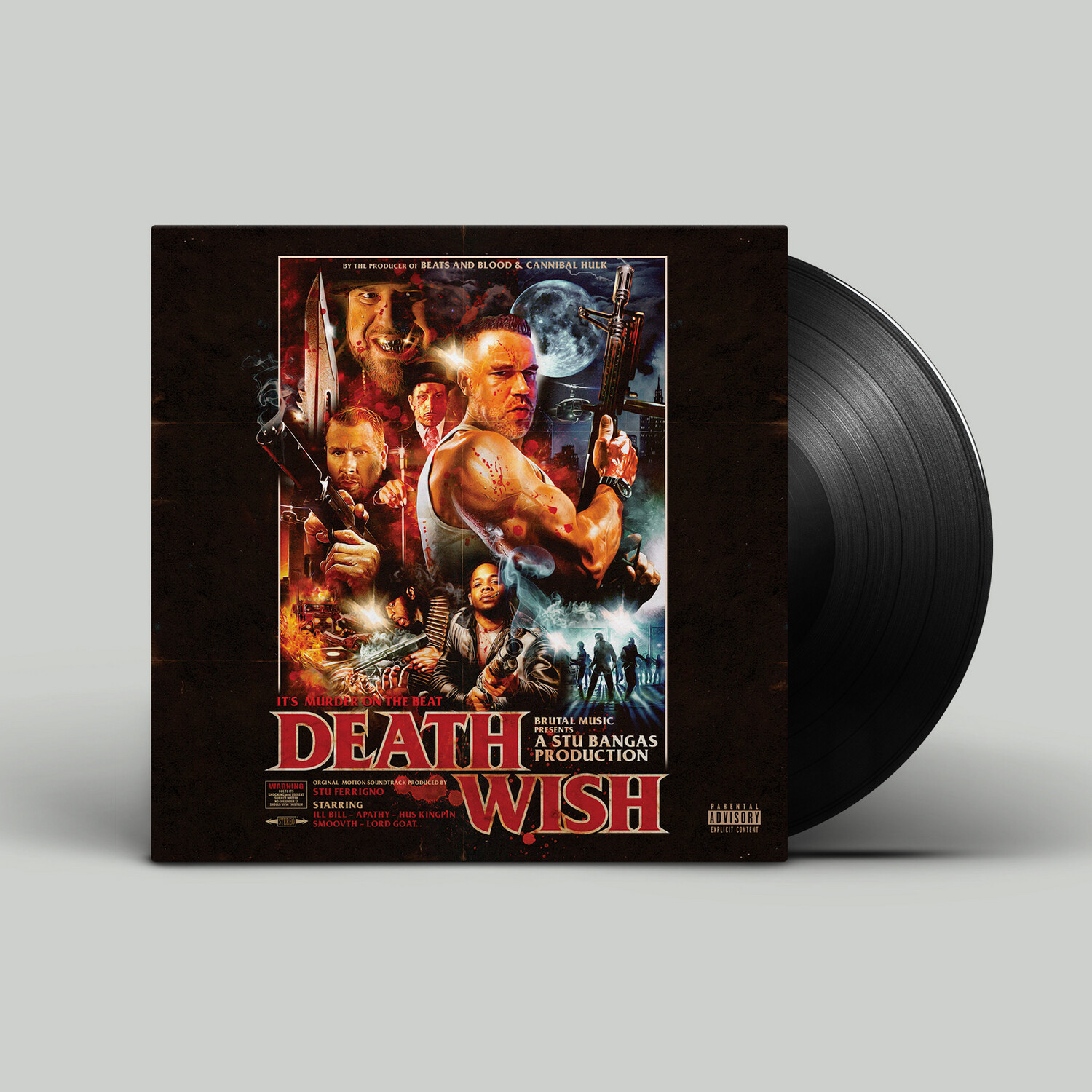 “Deathwish” OG Vinyl Cover - BULLET BLACK VINYL (ONLY 40 IN TOTAL MADE) 