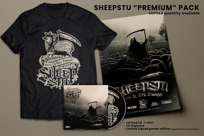 Sheep Stu Premium Signed CD/Shirt/Poster Bundle