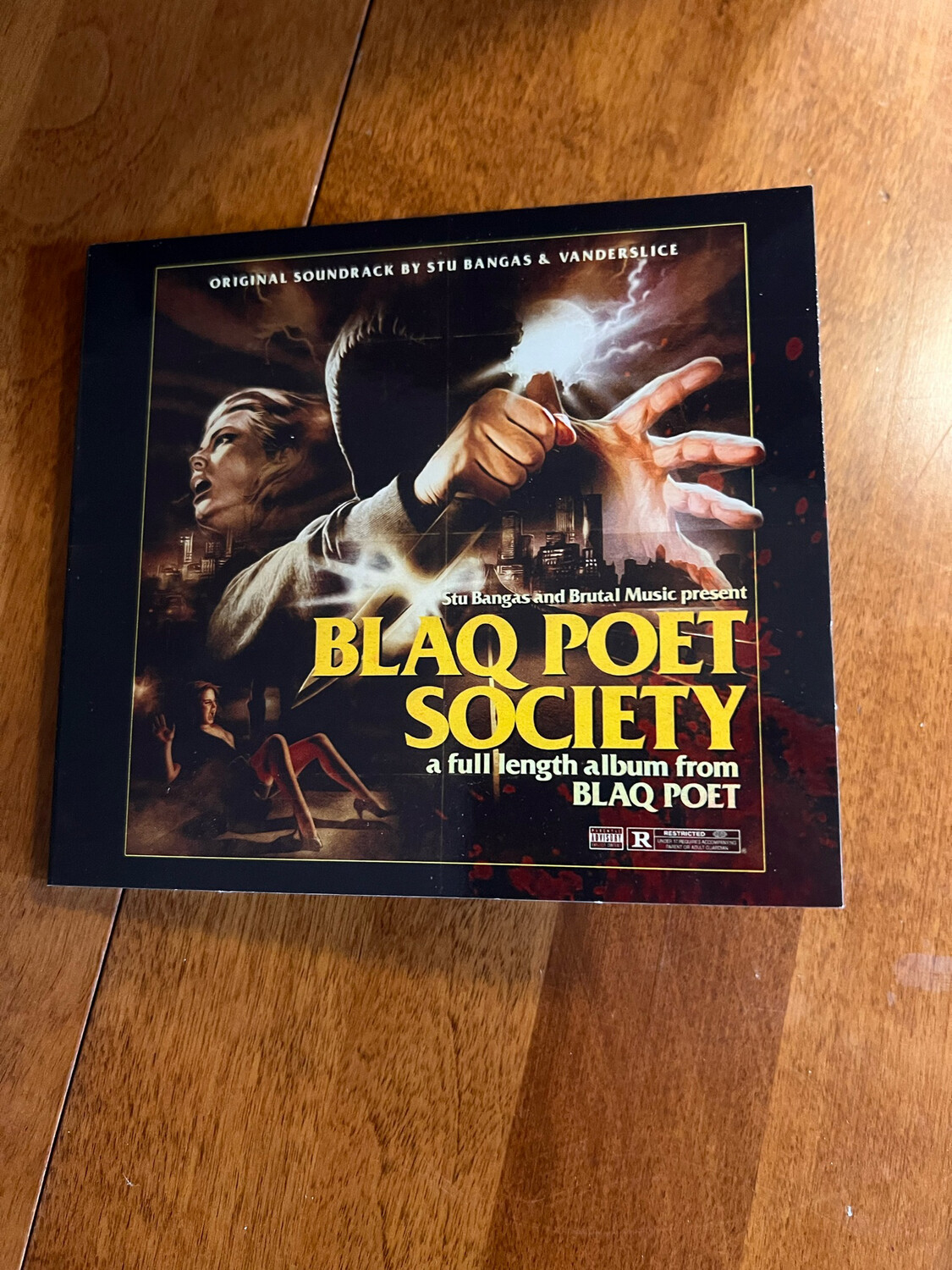 LIMITED Edition Signed Alternate Art Blaq Poet Society CD