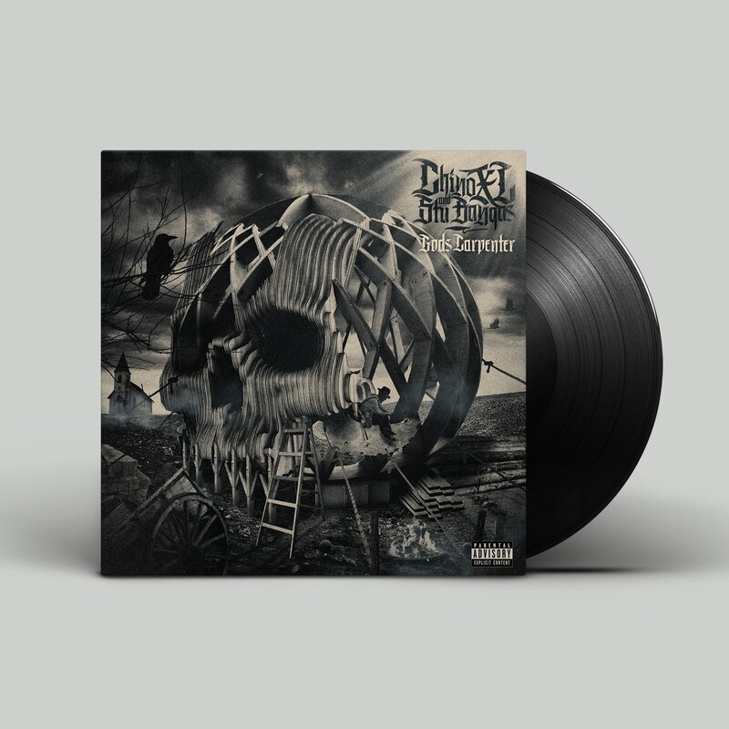 Chino XL and Stu Bangas &quot;God&#39;s Carpenter&quot; LP Vinyl (Black Vinyl - IN STOCK - SHIPS BY MIDDLE OF SEPTEMBER