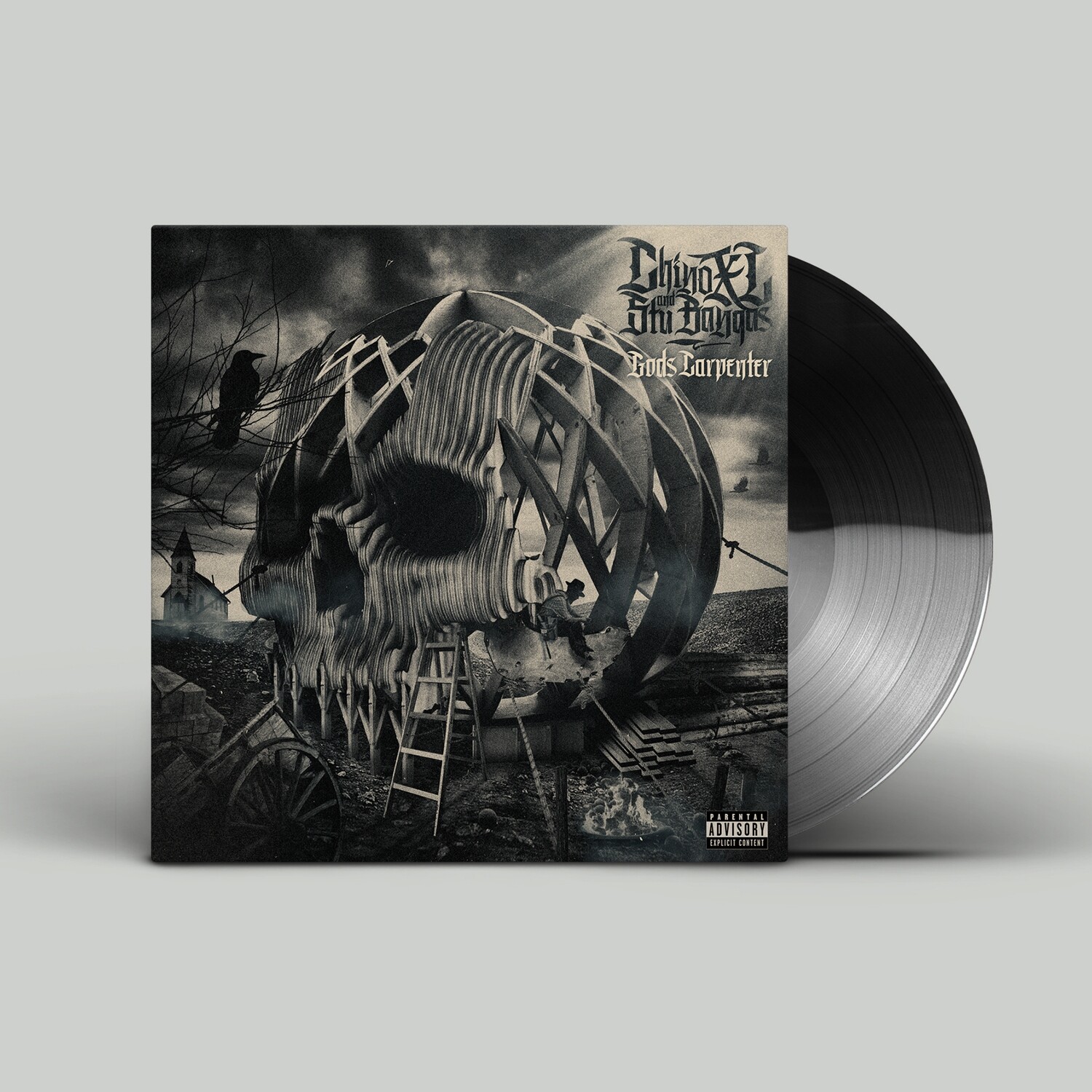 Chino XL and Stu Bangas &quot;God&#39;s Carpenter&quot; LP Vinyl (Silver Vinyl - Pre-Order - SHIPS BY END OF OCTOBER)