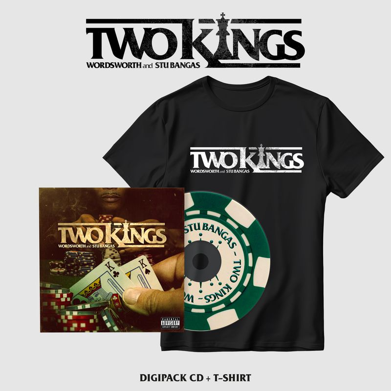 “Two Kings” Shirt And CD Bundle (PRE-ORDER - SHIPS END OF JANUARY)