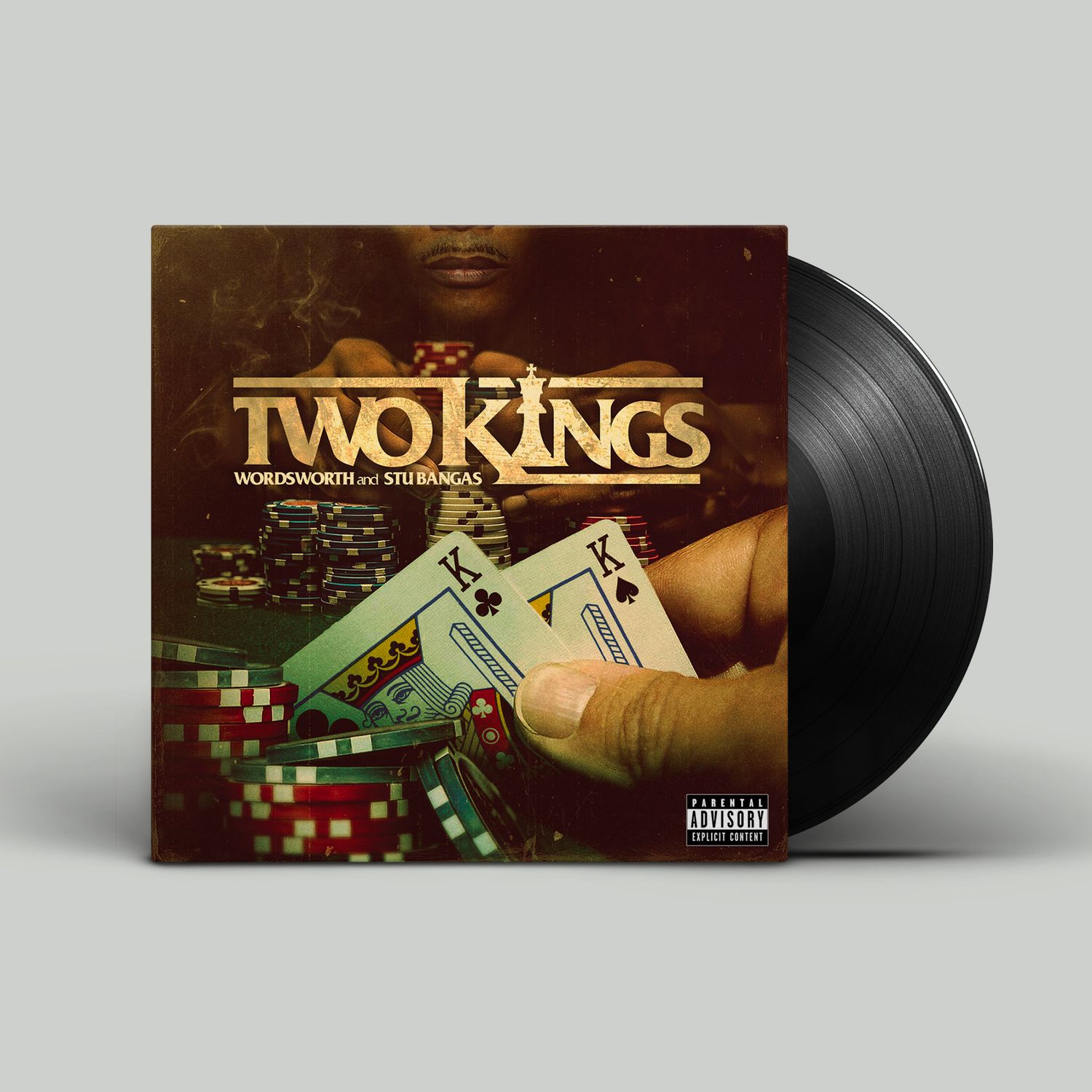 Stu Bangas and Wordsworth &quot;Two Kings&quot; LP Vinyl (Black Vinyl)