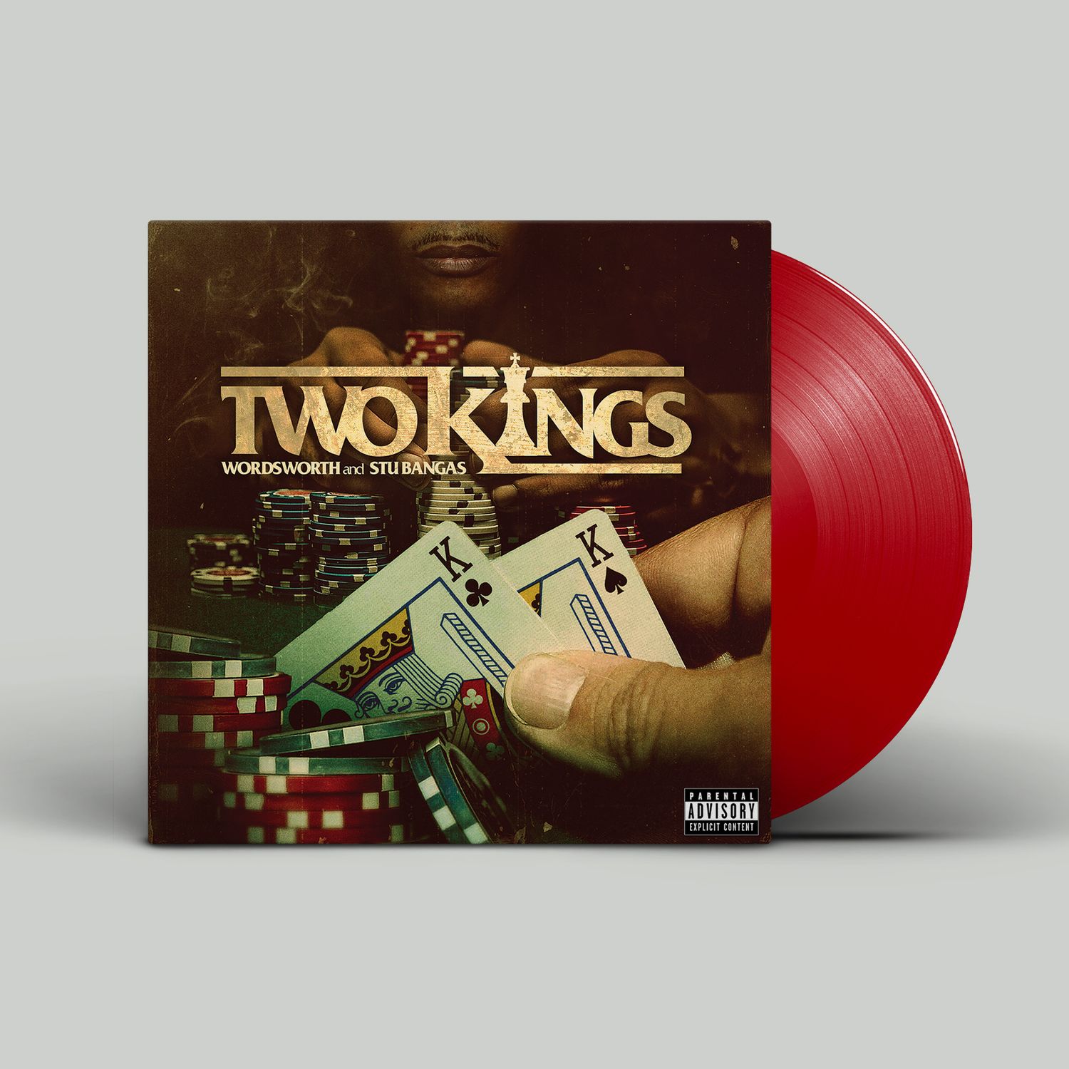 Stu Bangas and Wordsworth &quot;Two Kings&quot; LP Vinyl (Red Vinyl)