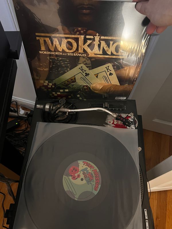 Wordsworth and Stu Bangas &quot;Two Kings&quot; LP Vinyl (Test Press)