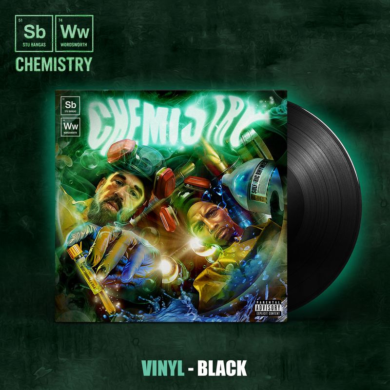 Stu Bangas and Wordsworth "Chemistry" Vinyl Pre-Order (Black)