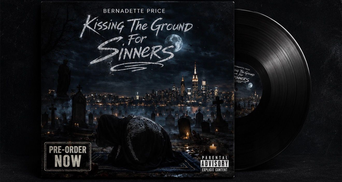 "Kissing The Ground For Sinners" Vinyl Pre Order (Black)