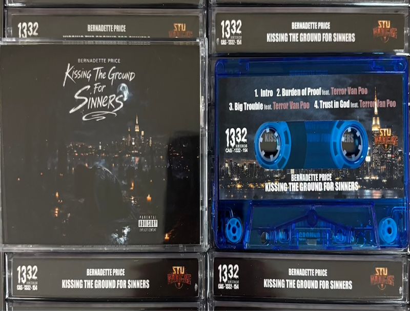 Kissing The Ground For Sinners Blue Cassette