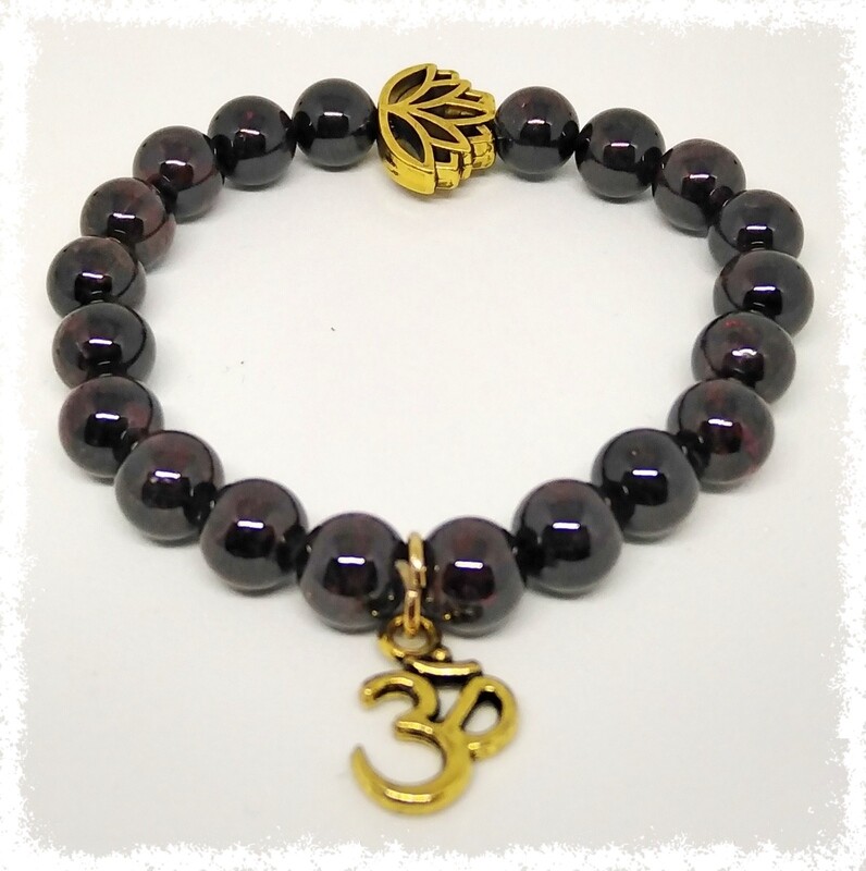 Pulseira Pedra Olho de Tigre Vermelho