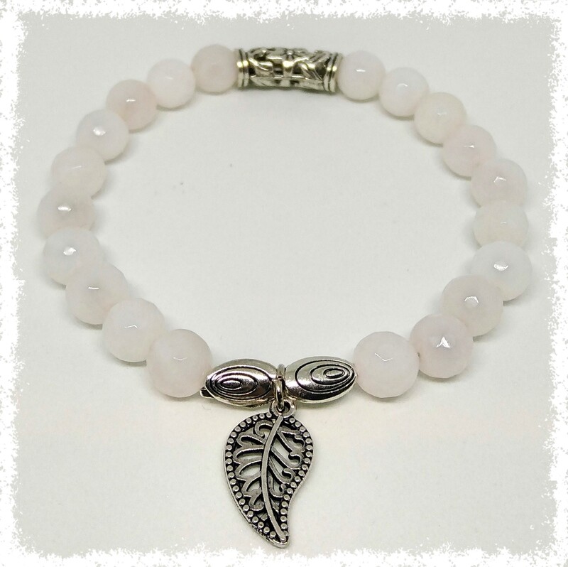 Pulseira Pedra Quartzo Branco