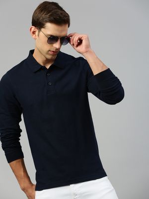 Switcher Langarm Baumwoll Piqué Poloshirt Ralph