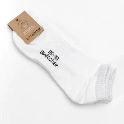 Maio Sneaker Socken Duo pack 100% recycled, Farbe: Blanc 01