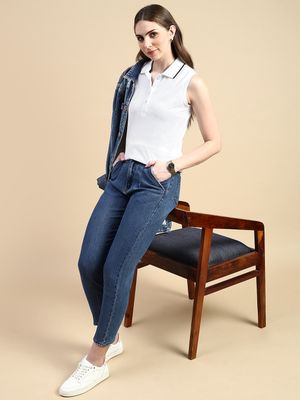 Switcher Ärmelloses Airtex Poloshirt Gabriela