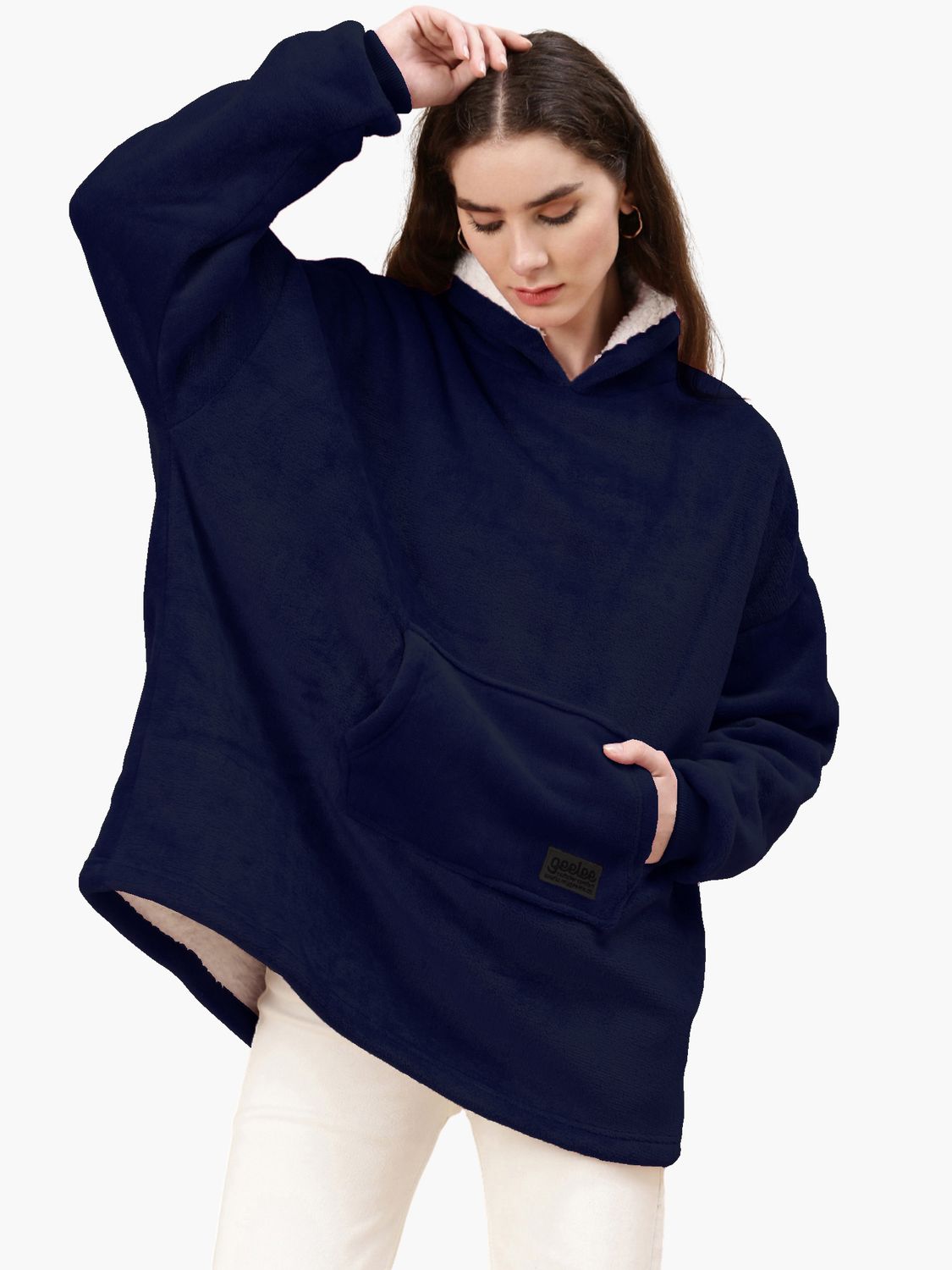 Switcher Geelee Plaid Hoodie in Übergrösse