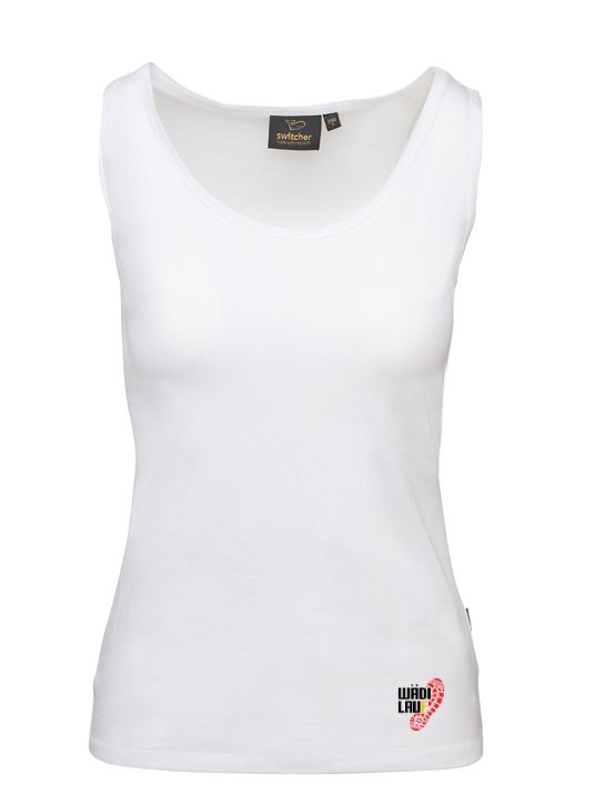 Verein Wädilauf Merchandising Stretch Tank Top Helen inkl. Wädilauf Logo