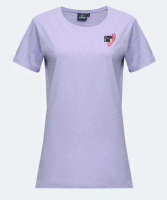 Verein Wädilauf Merchandising Switcher BIO rundhals T-Shirt Damen LADY GAIA inkl. Wädilauf Logo Brust