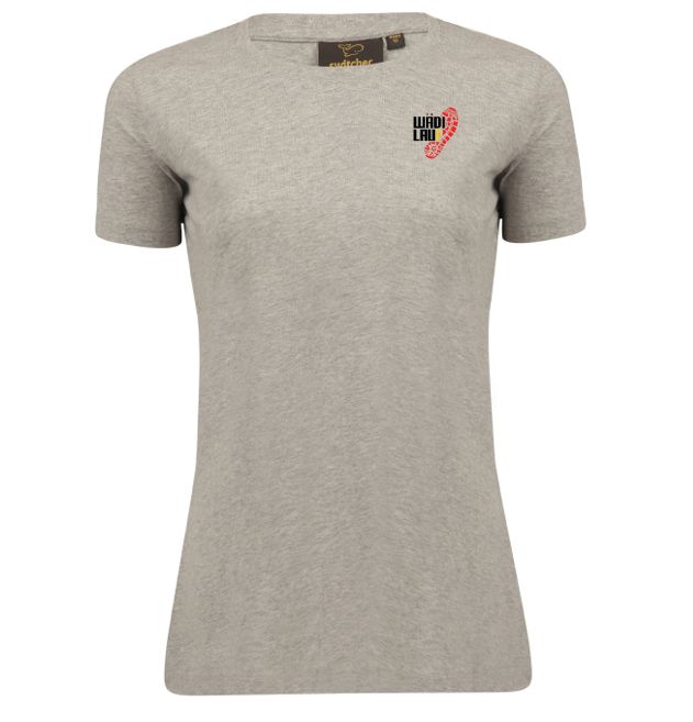 Verein Wädilauf Merchandising Switcher BIO rundhals T-Shirt Damen LADY GAIA inkl. Wädilauf Logo Brust