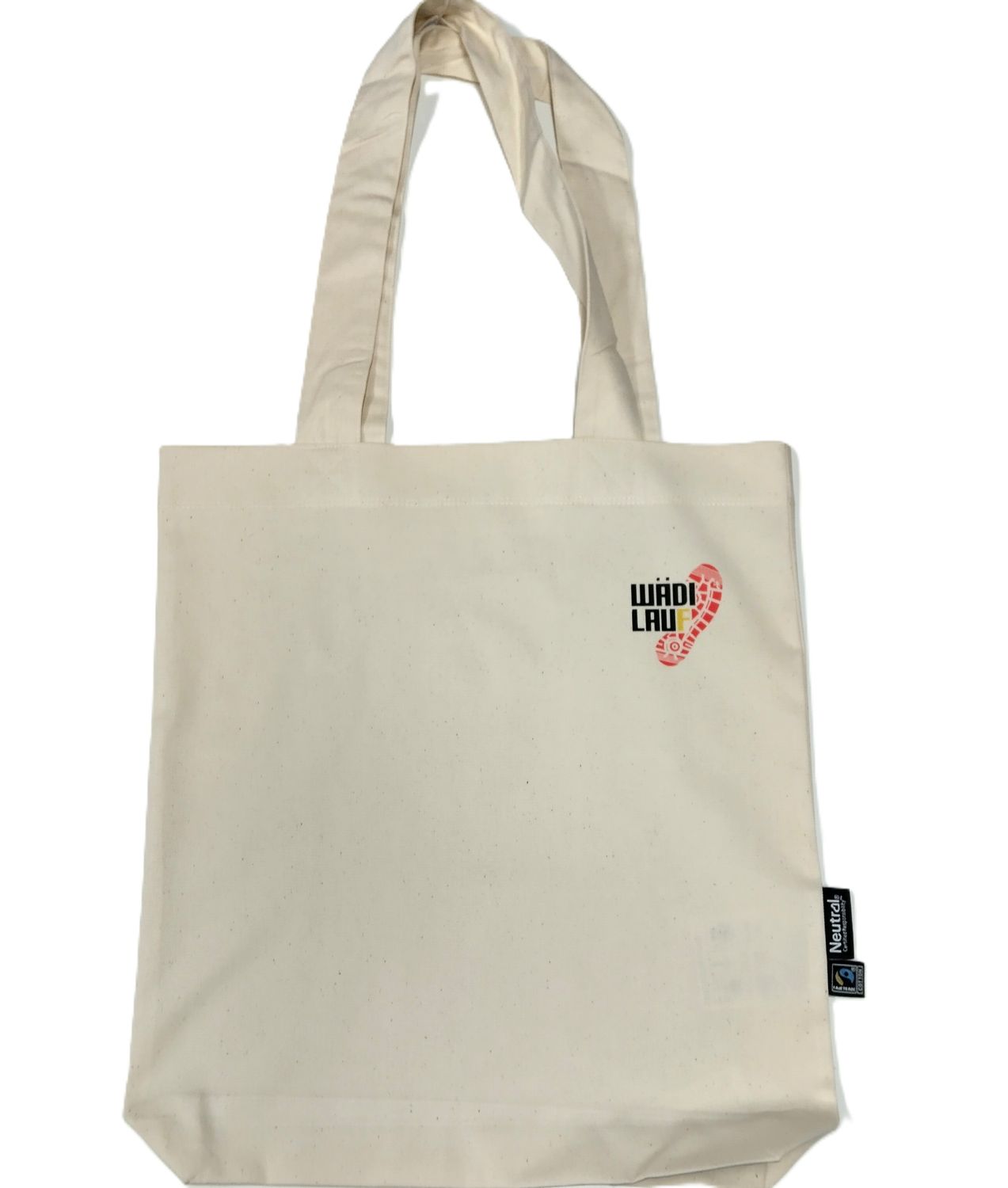 Verein Wädilauf Merchandising Bio Baumwolltasche Neutral inkl. Wädilauf Logo
